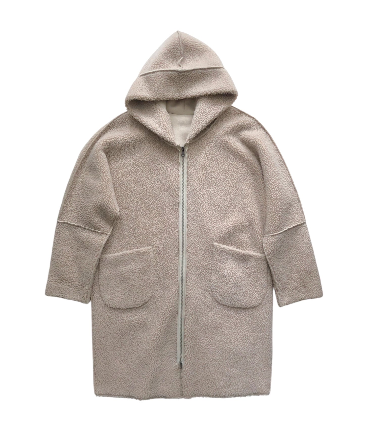 Lou Andrea Mouton Fake Hood Coat