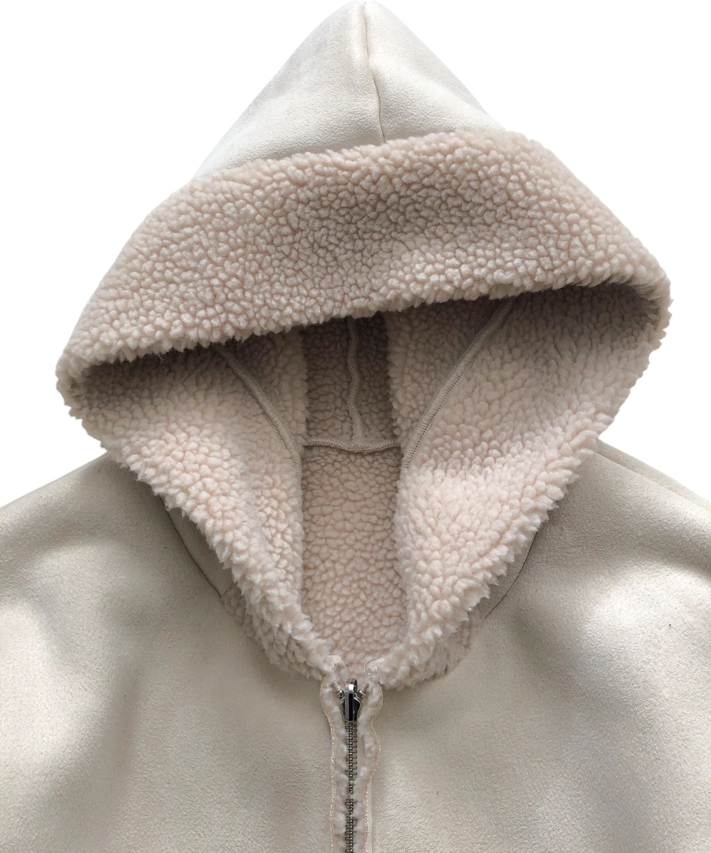 Lou Andrea Mouton Fake Hood Coat