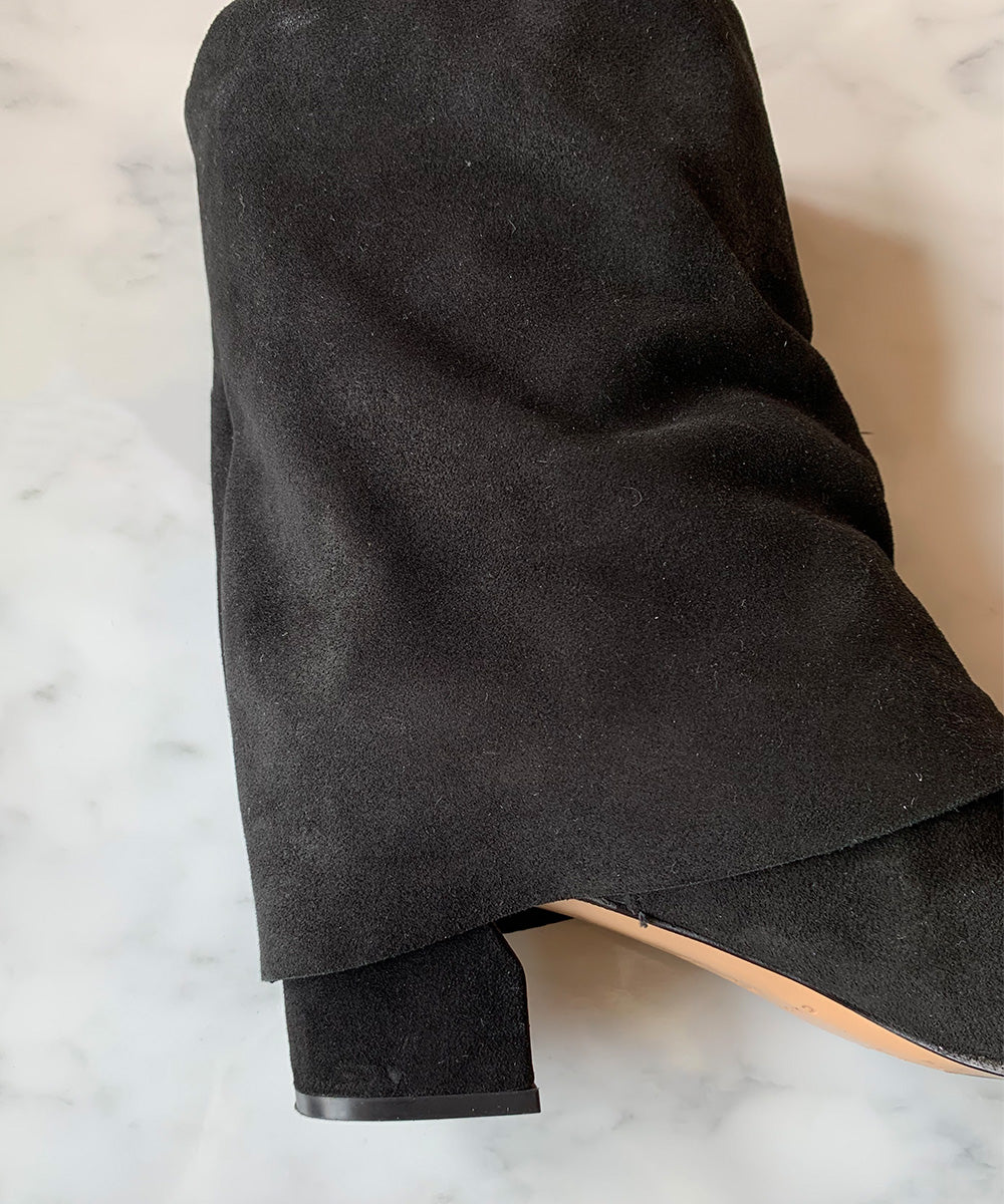 スエード2WAYヒールブーツ SIZE38