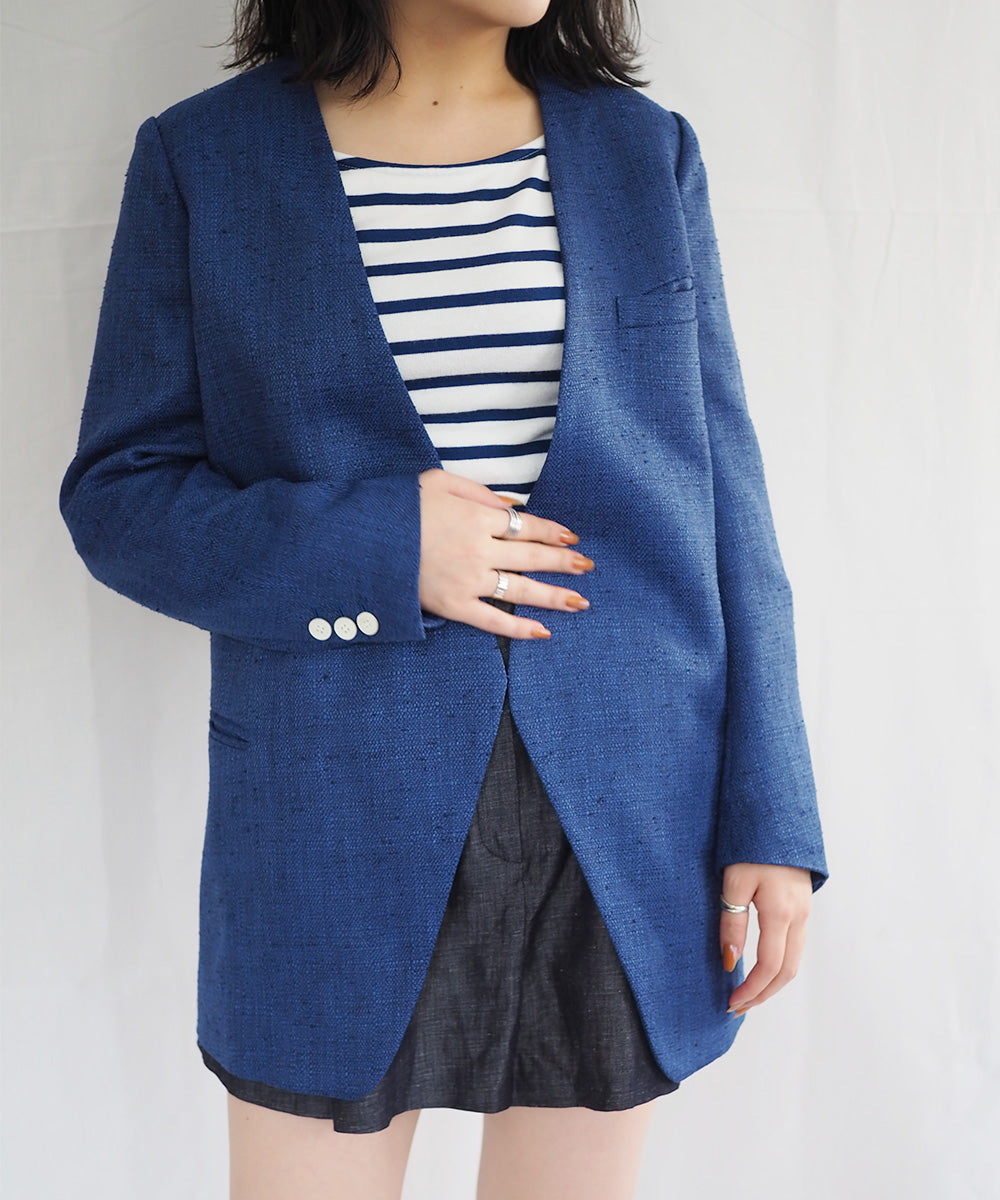 Noble×Naoko Okusa ツィードロングジャケット