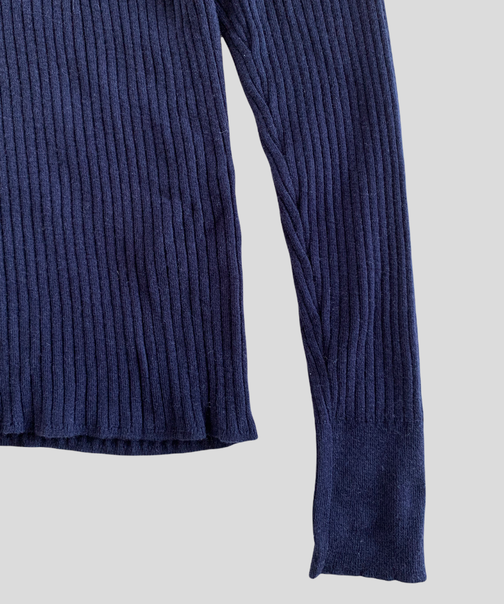 コンフォートリブ2WAYプルオーバー(ネイビー)