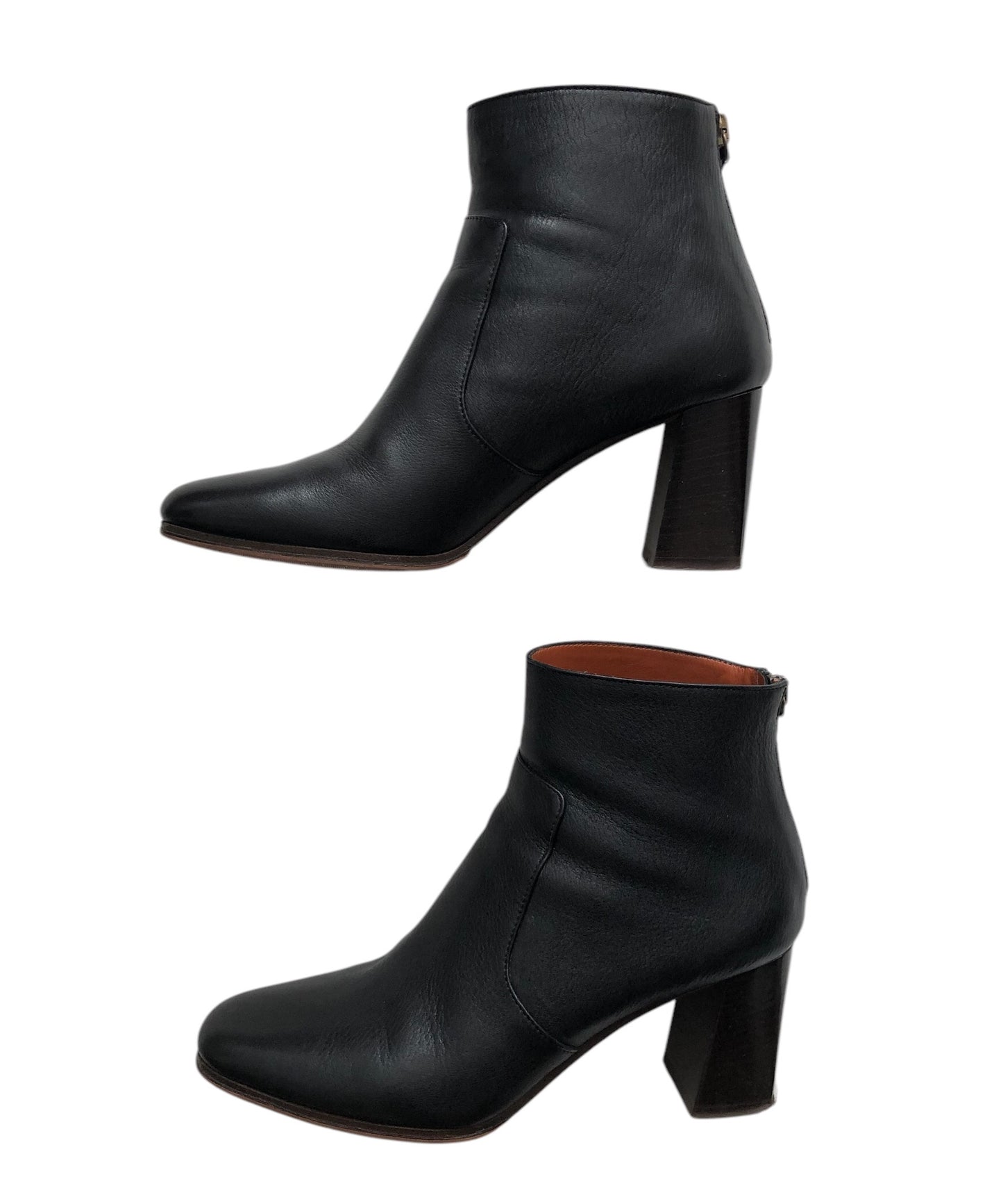 7.5cm Heal SHORT BOOTS / BLACK