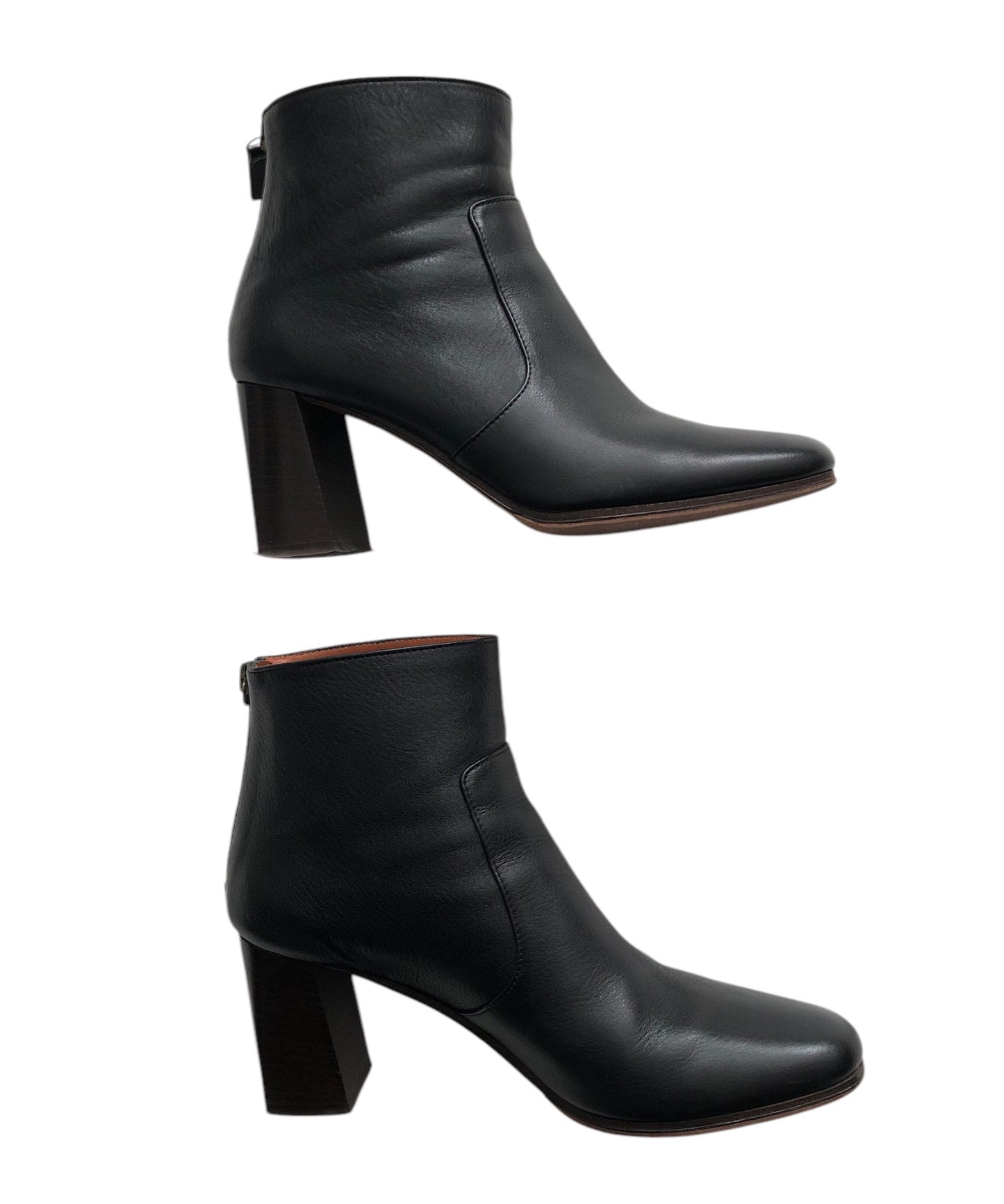7.5cm Heal SHORT BOOTS / BLACK