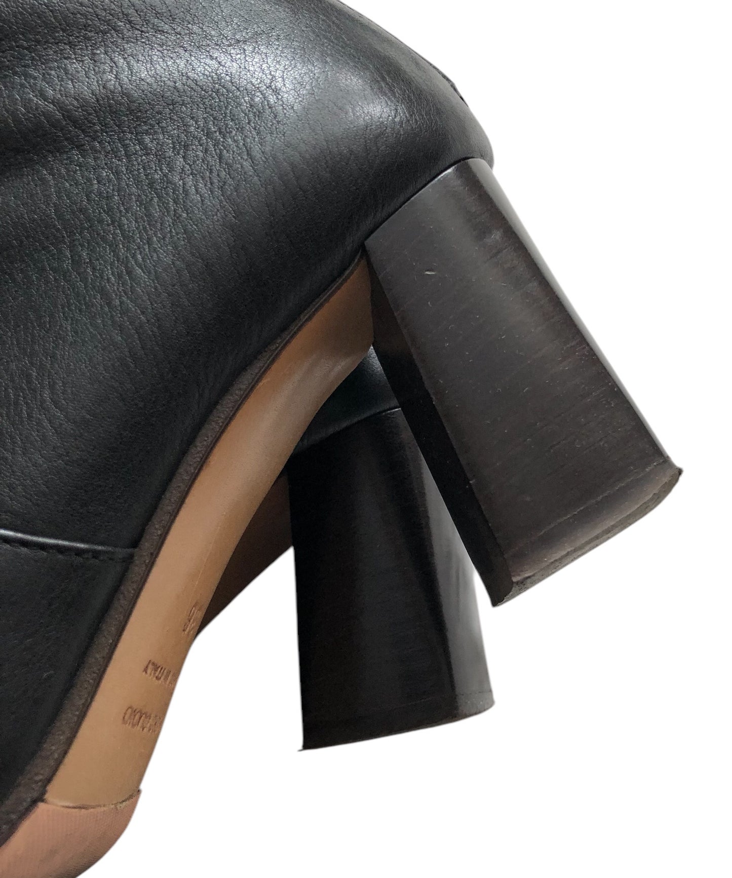 7.5cm Heal SHORT BOOTS / BLACK