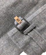ライトグレーウールコート