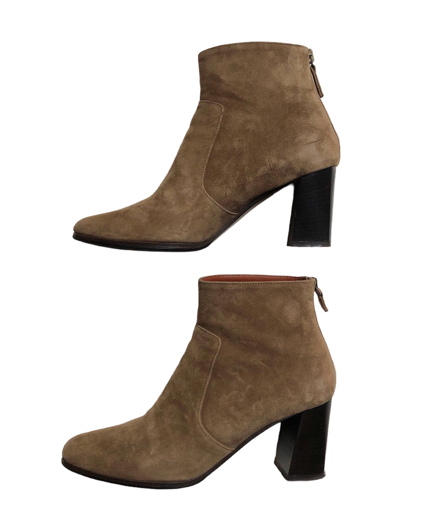 7.5cm Heal Suede SHORT BOOT