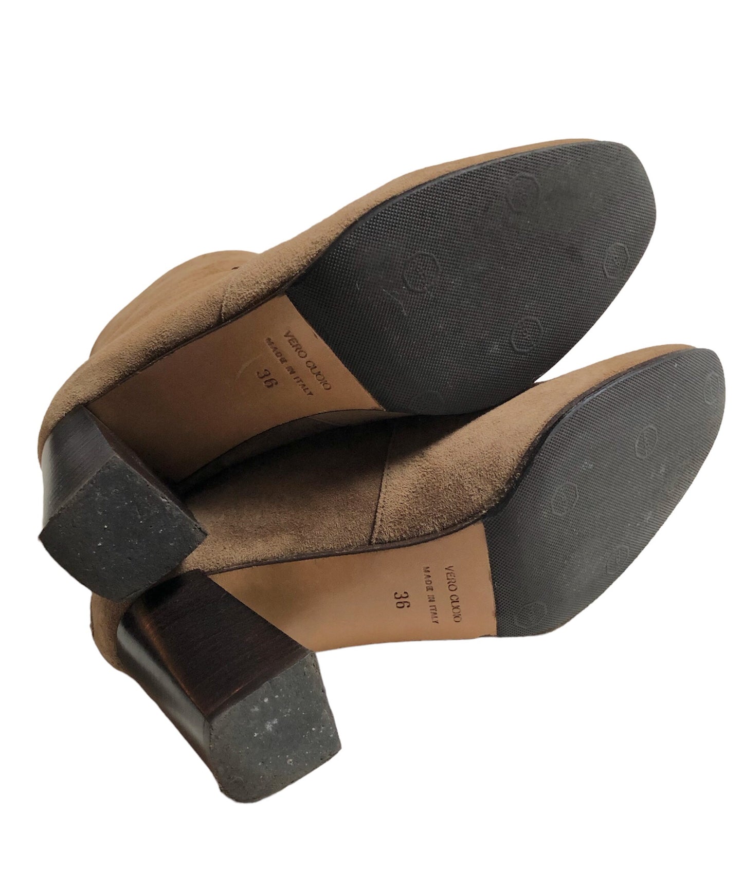 7.5cm Heal Suede SHORT BOOT