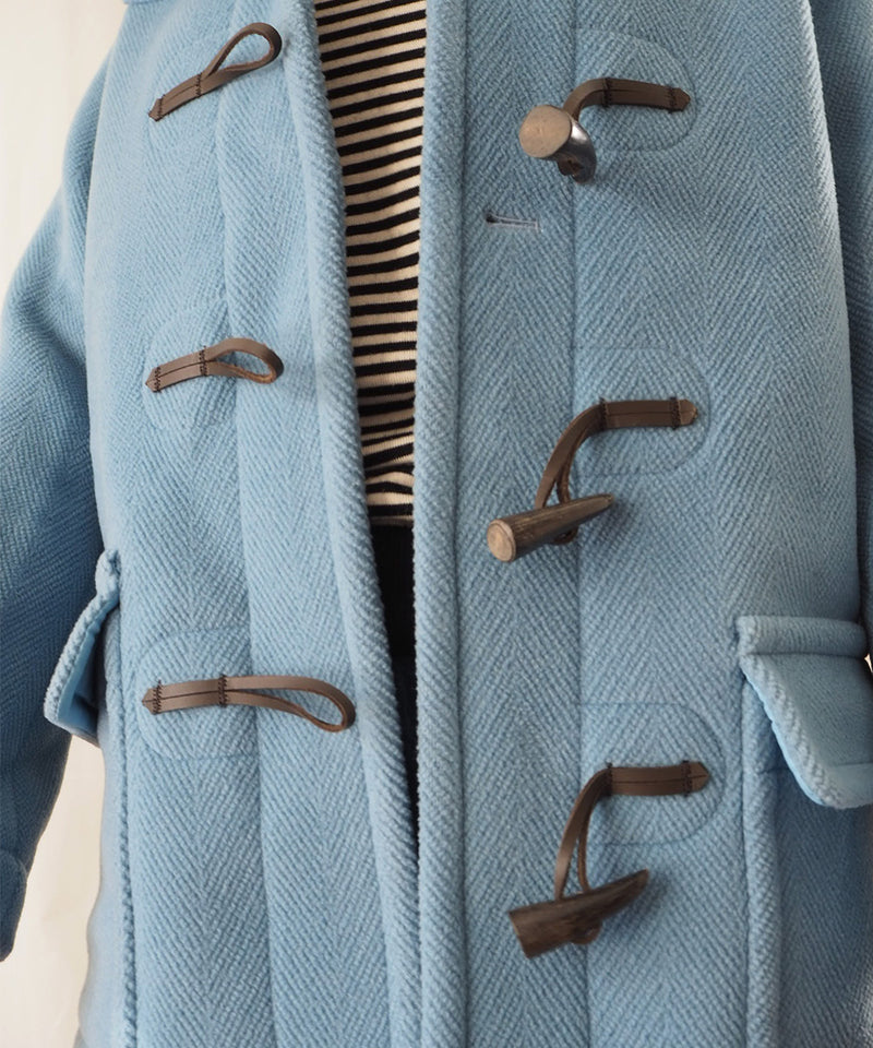 ダッフルコート LIGHT BLUE