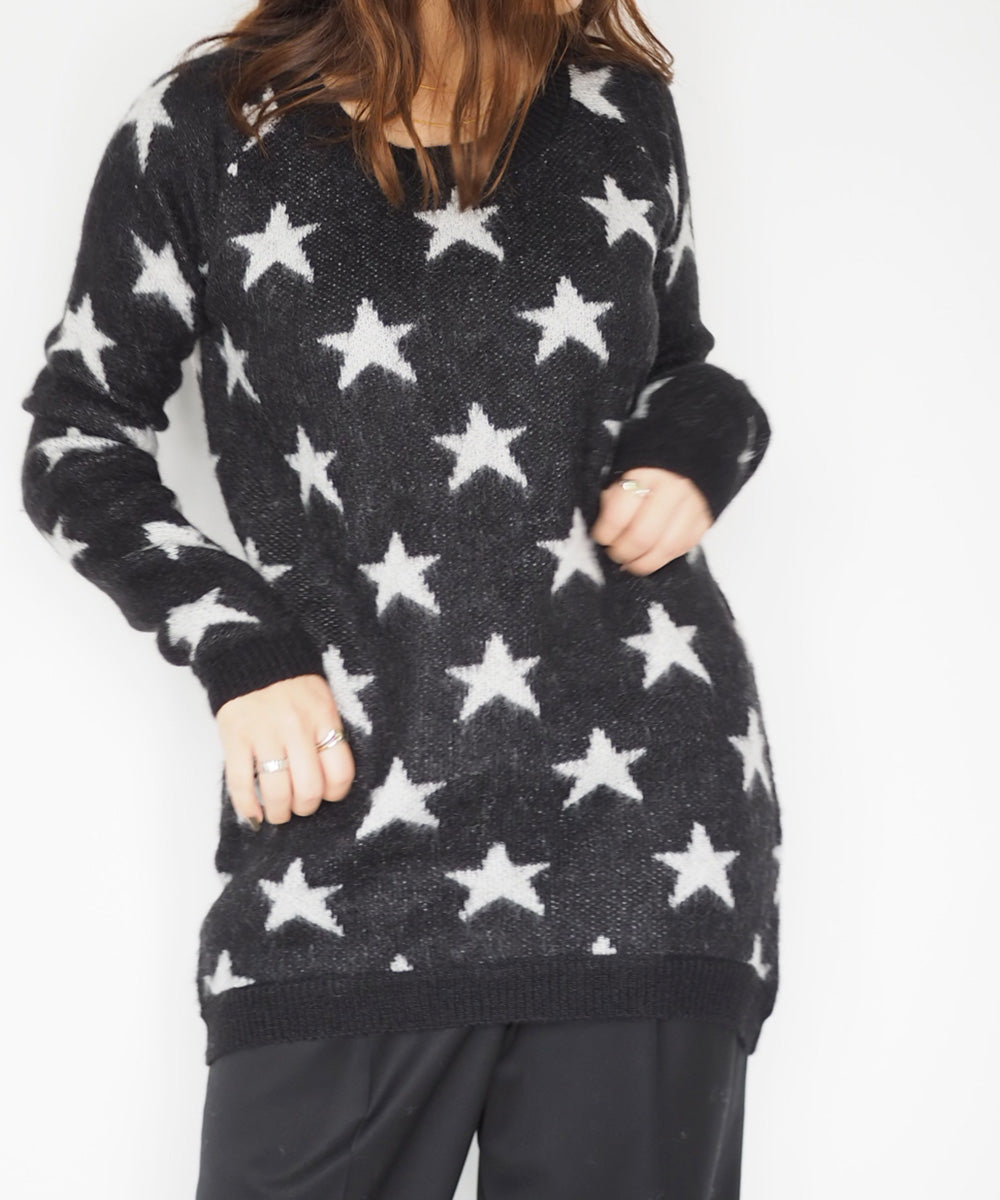 MAISON SCOTCH 星柄ニット