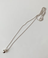 BALL NECKLACE /SILVER