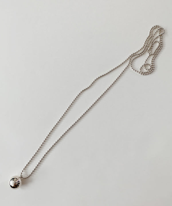 BALL NECKLACE /SILVER