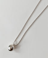 BALL NECKLACE /SILVER