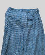 DEVEAUXスカーフプリントスカート(blue)