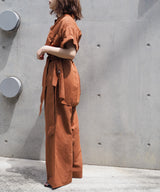 TUCK WIDE PANTS