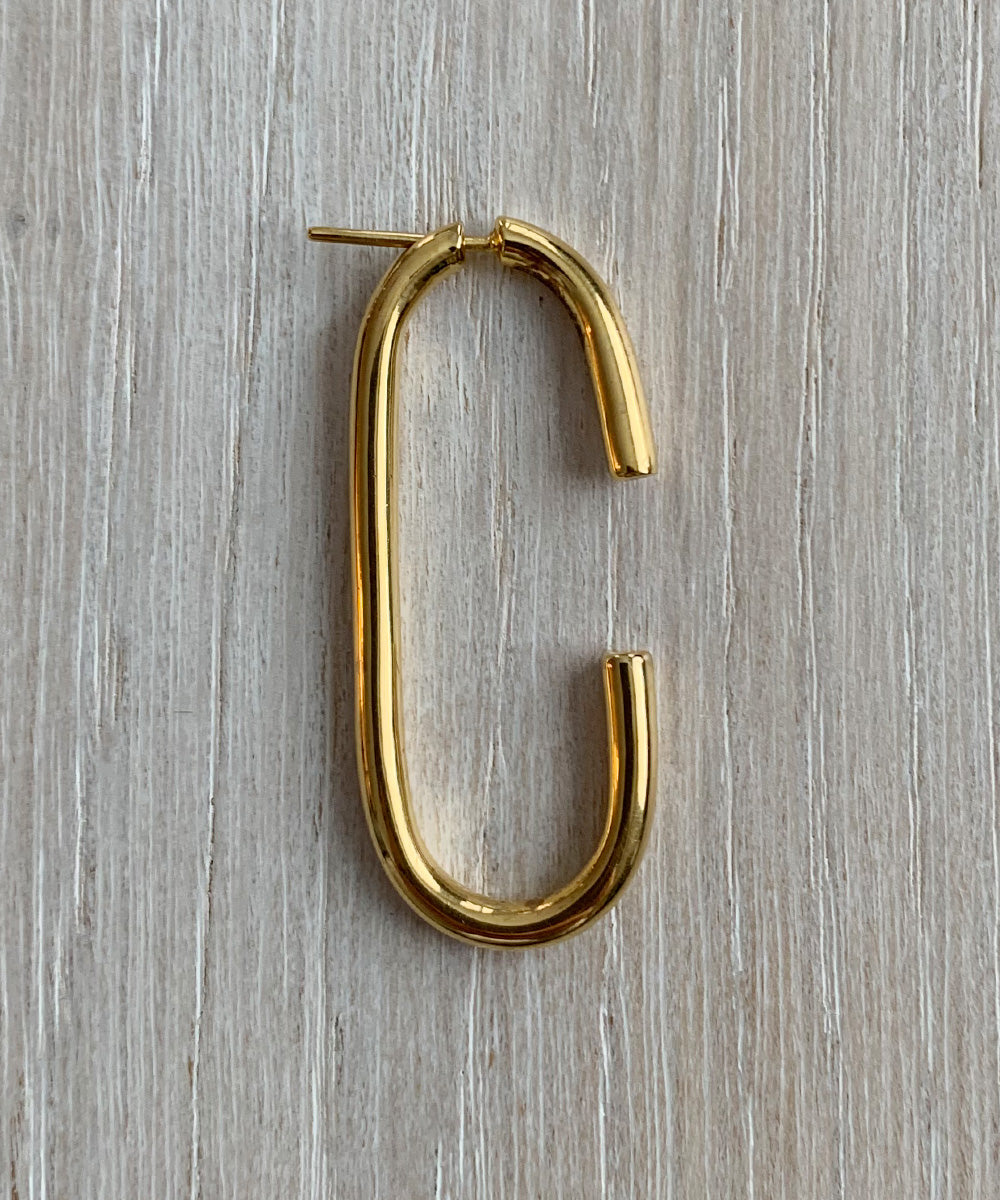 オーバルピアス（片耳用）