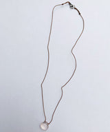 Smooth Stone Necklace(Rose Quart)