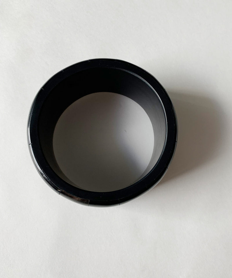 PATCH HORN CUFF / FLAT SHAPE ( BLACK GROSS)