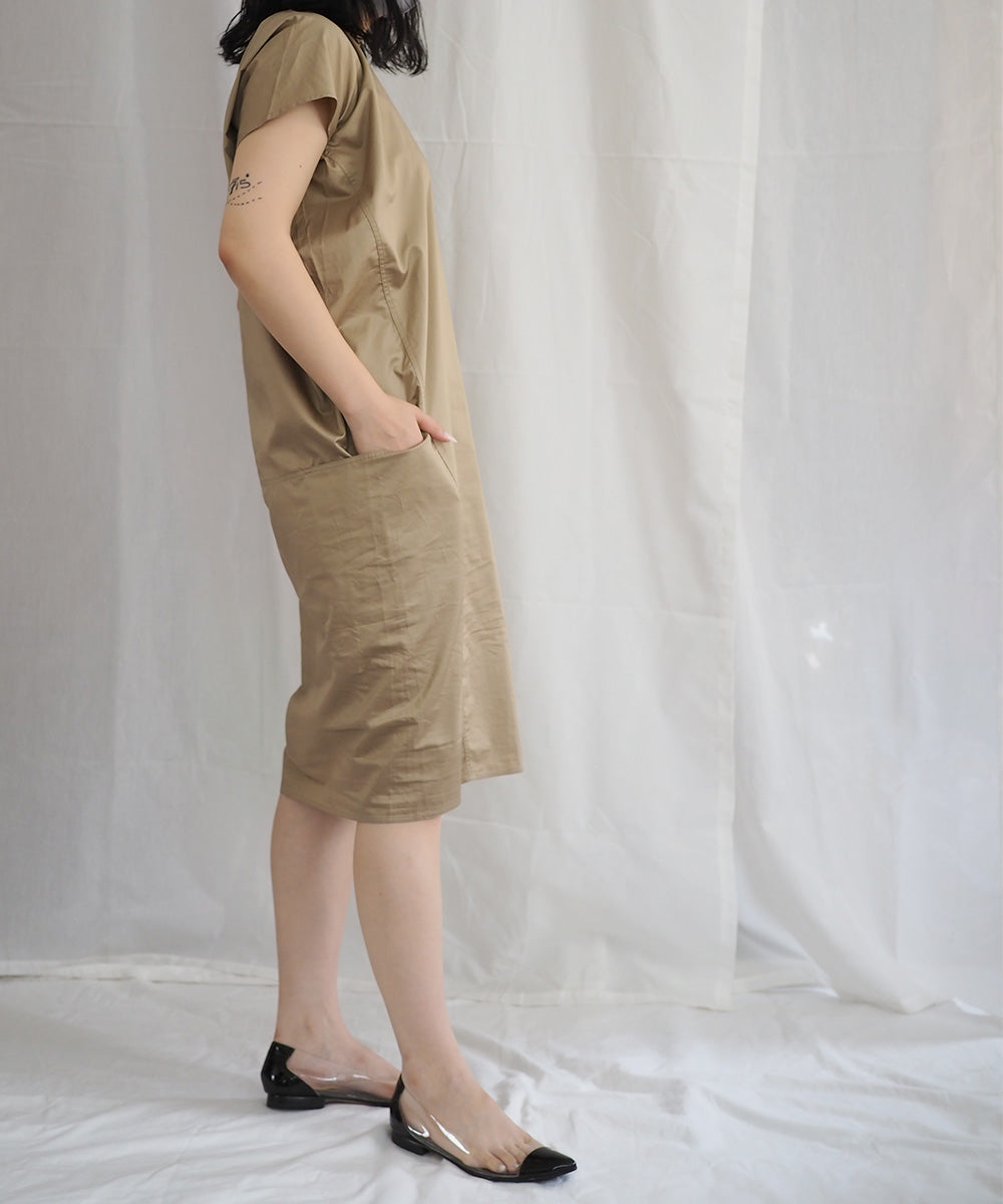 コットンワンピース(BEIGE) DRESSTERIOR
