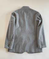 MELTON NO COLLAR JACKET