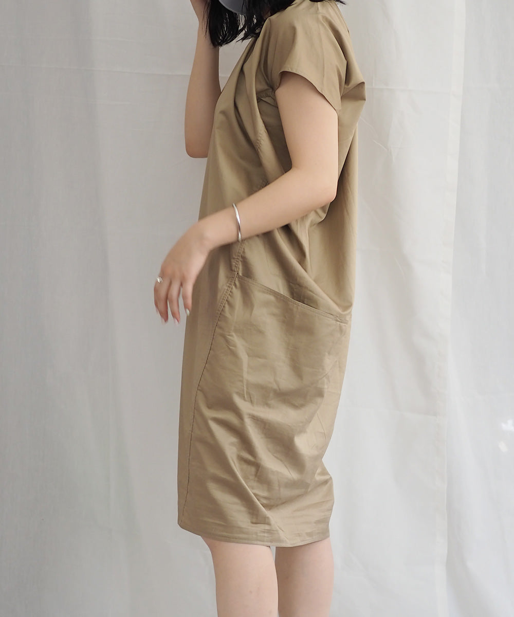 コットンワンピース(BEIGE) DRESSTERIOR