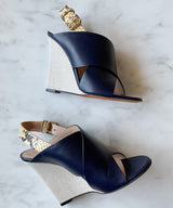 Criss Cross Sandal (NAVY)
