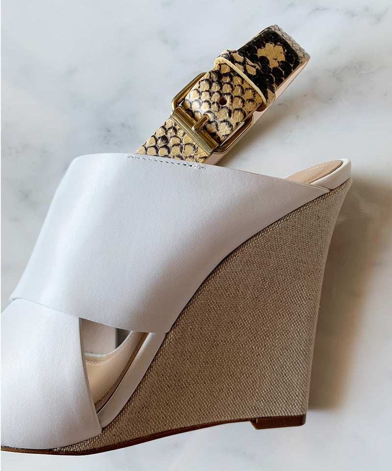 Criss Cross Sandal (WHITE)