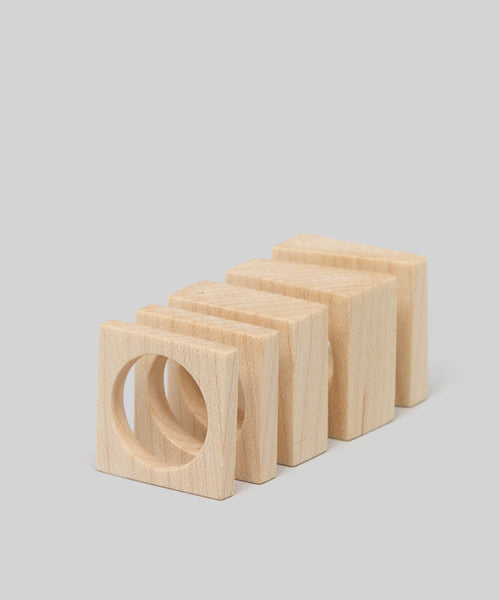 wood block ring / maple
